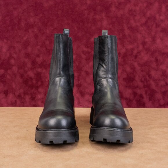 Vagabond Cosmo 2.0 Chunky Black Festival Chelsea Boots Size 10US EUR 40 - Picture 3 of 9